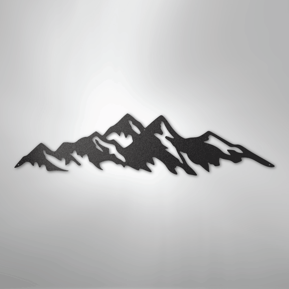 Mountain Ridge - Steel Sign – SWDESIGNS LLC